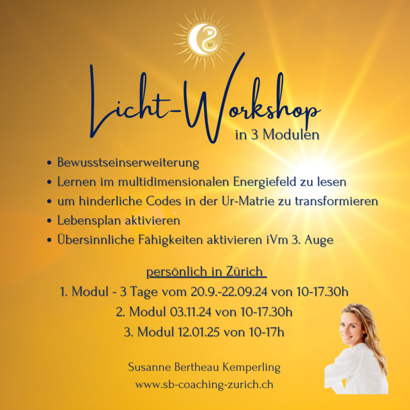 Licht-Workshop 20.09.-12.01.25 - 3 Module