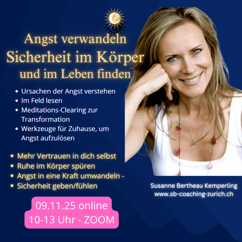 Angst verwandeln - Sicherheit im Körper und im Leben finden 09.11.25