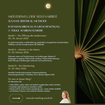 Susanne Bertheau Methode - WS in 3 Modulen