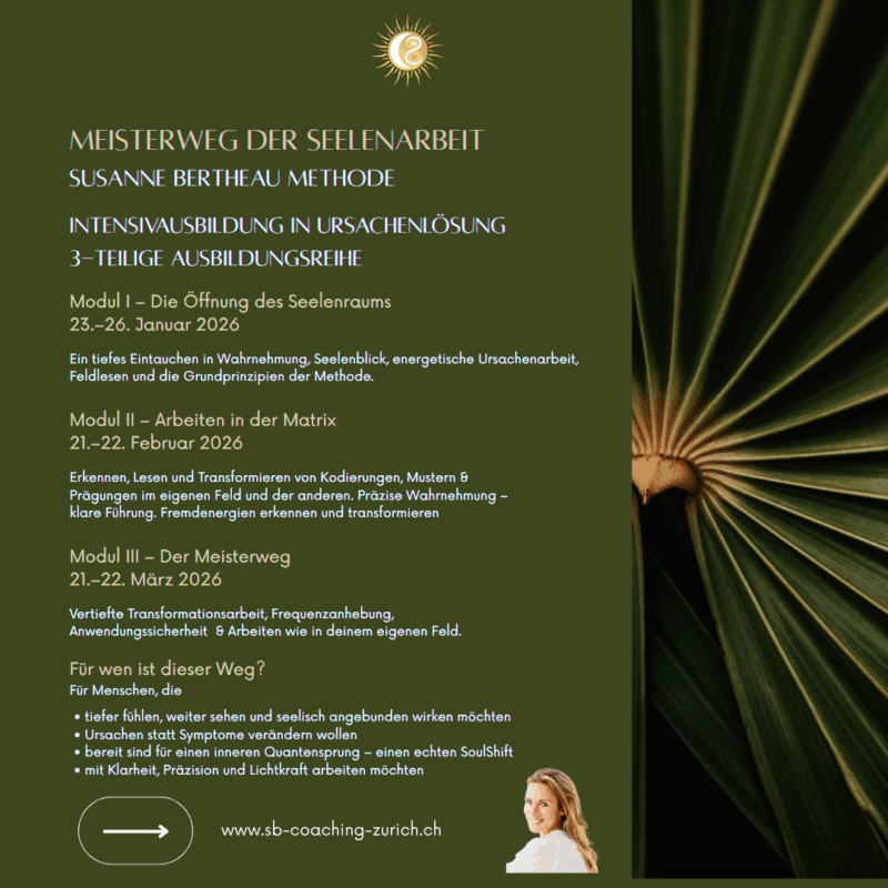 Susanne Bertheau Methode - WS in 3 Modulen