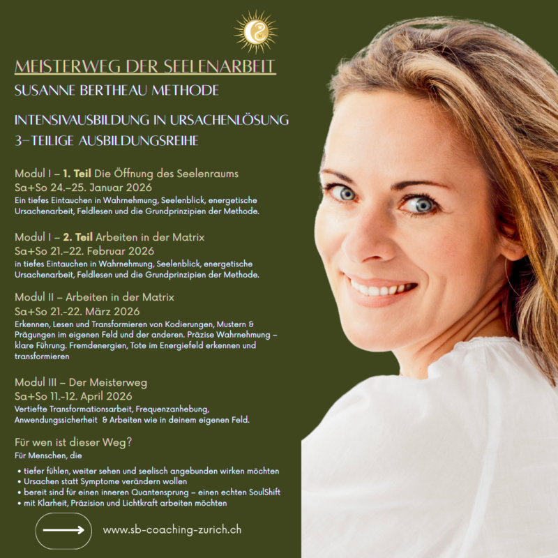 Susanne Bertheau Methode - WS in 3 Modulen