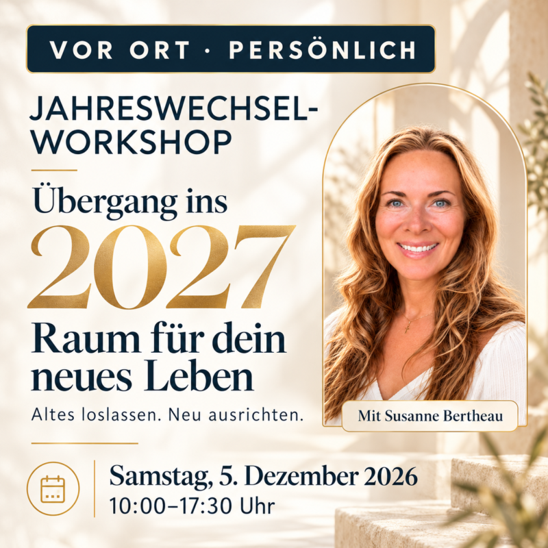 Übergang ins 2027 - Raum für dein neues Leben